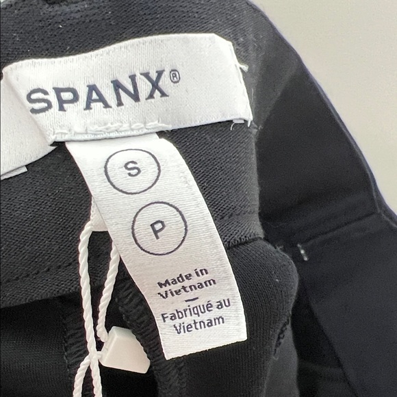 NWT SPANX Classic Black Ponte Barrel Pant Small Petite - Picture 9 of 11